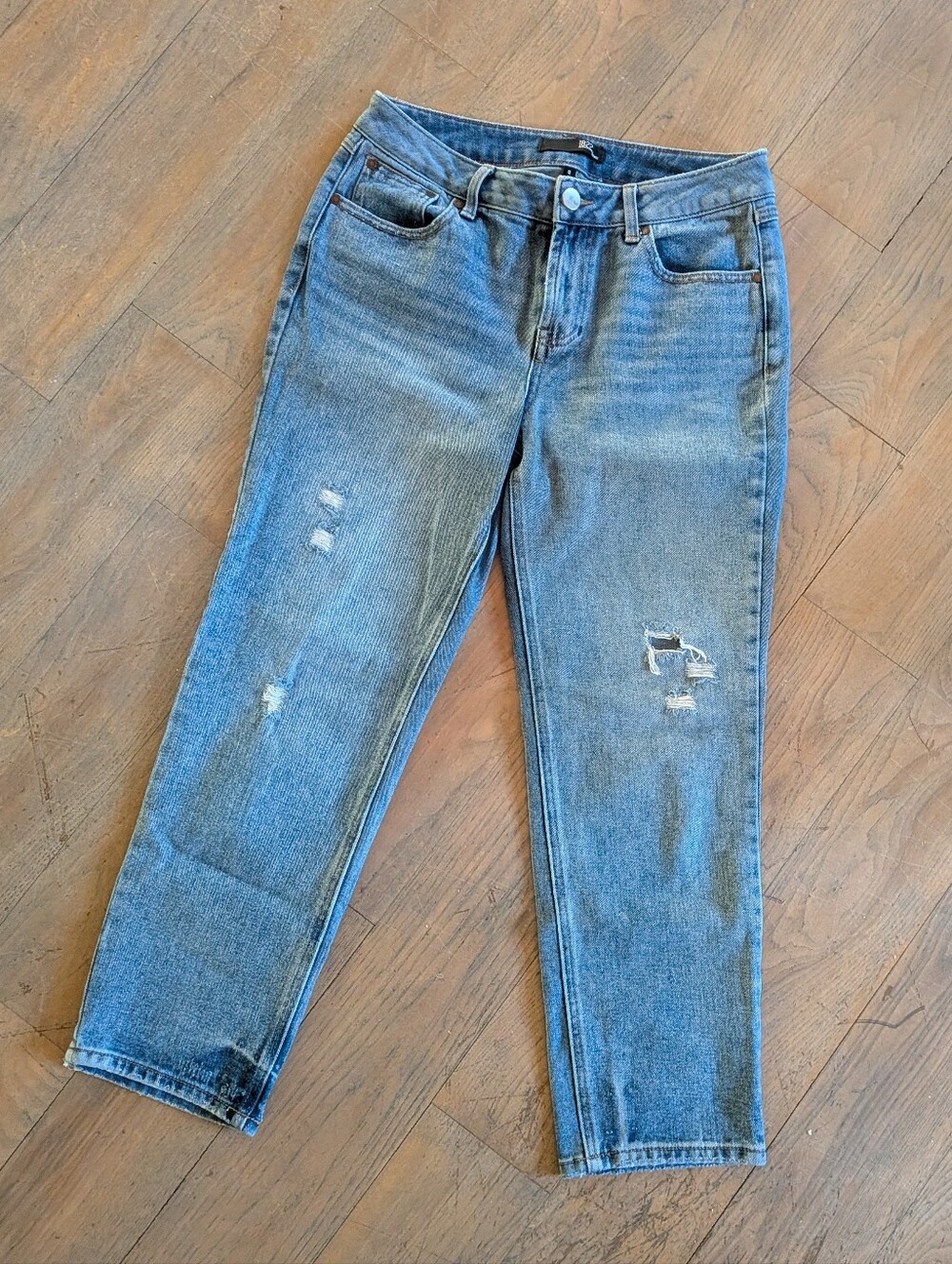 1822 Denim High-Rise Distressed Women's Jeans